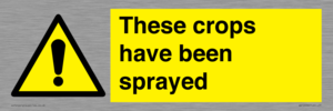 These crops have been sprayed